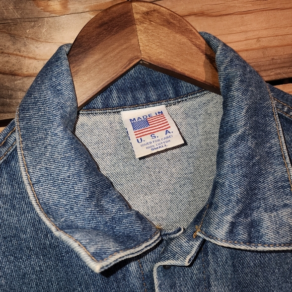 VINTAGE DICK CLARK'S AB Denim Jacket - Picture 2 of 5